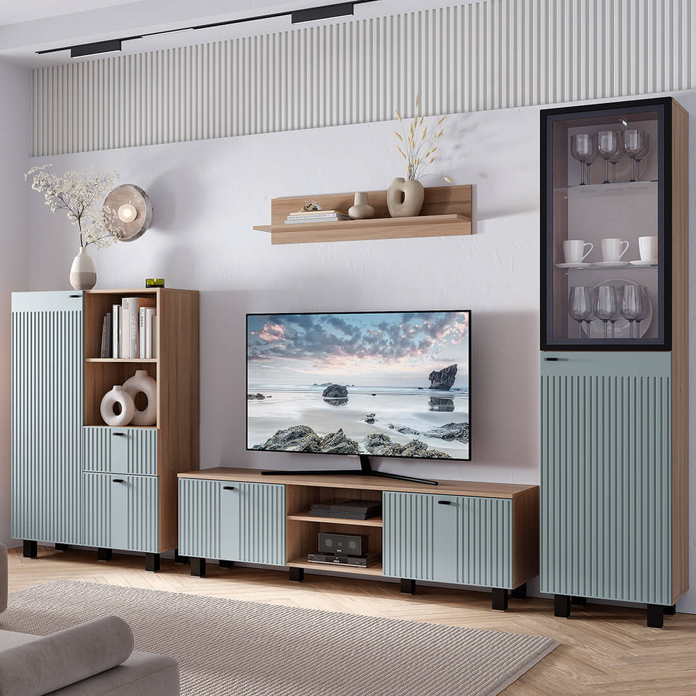 Тумба под ТВ Олива ТБ-09 дуб каньон MF12