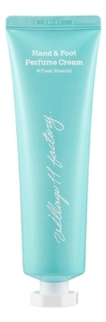 Крем для рук и ног Свежий изумруд Village 11 Factory Perfume Hand & Foot Cream Fresh Emerald, 100 мл