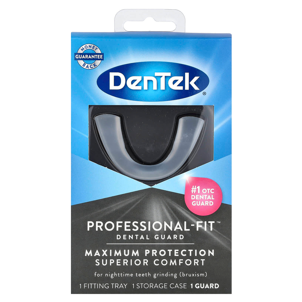 DenTek, Professional-Fit™, защитная пленка, 1 шт., 1 футляр для хранения и 1 защитная пленка