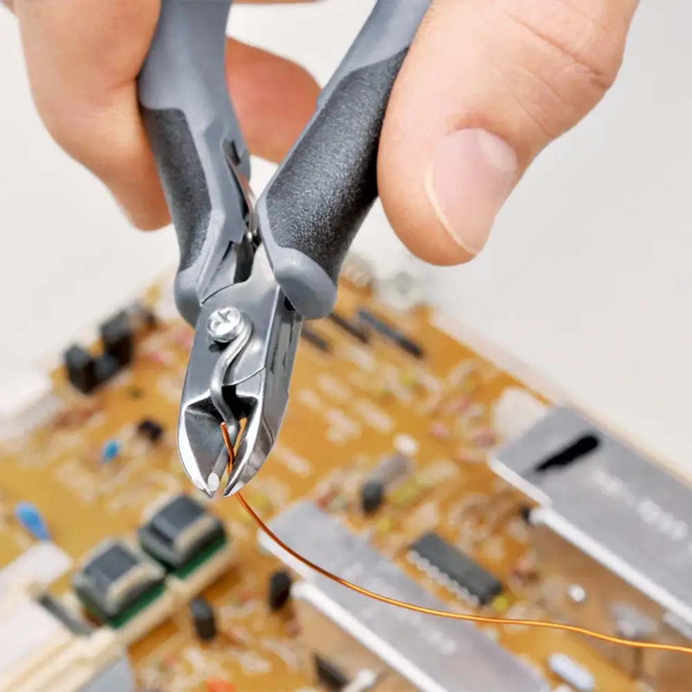 Кусачки боковые для электроники антистатические 115 мм Knipex 77 12 115 ESD