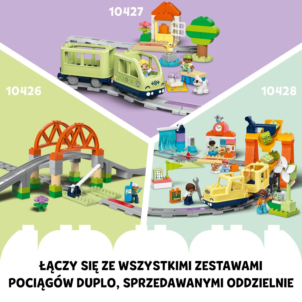 LEGO DUPLO Town - Тунель и железнодорожные пути - набор расширения 10425