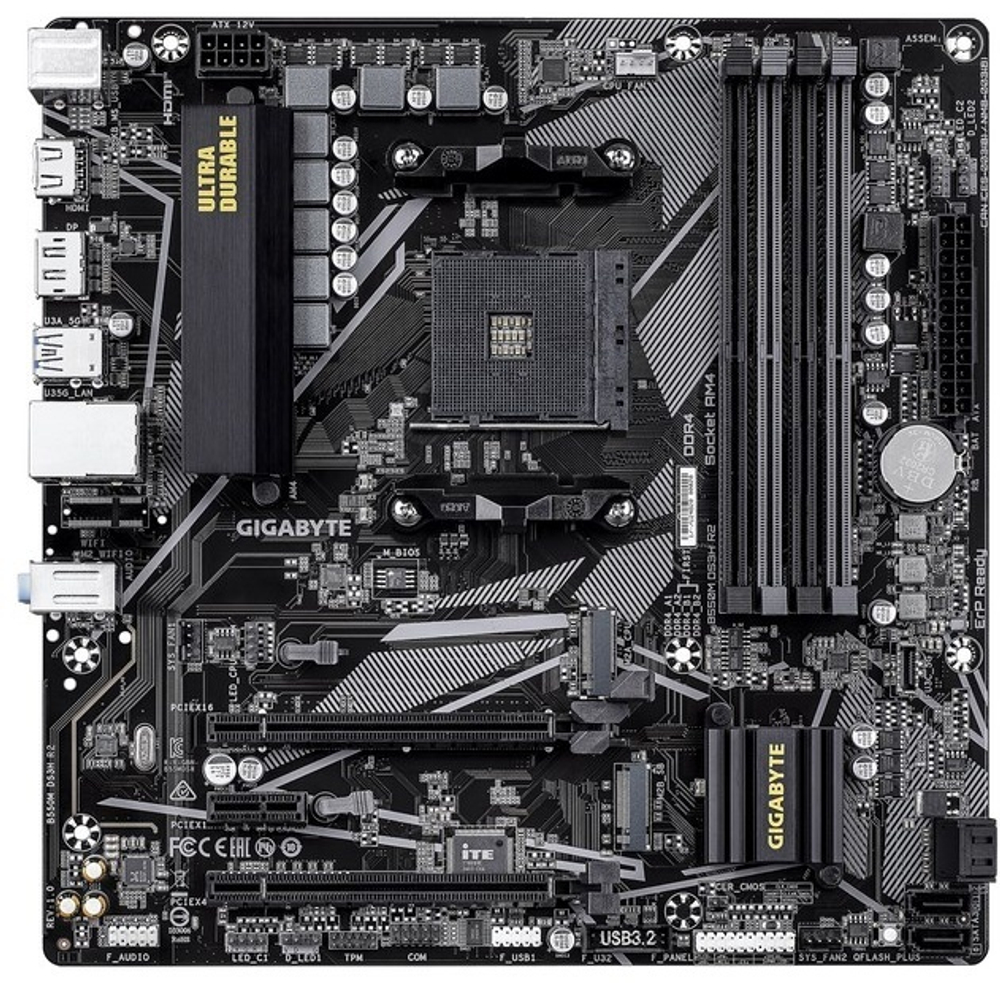 Материнская плата GIGABYTE B550M DS3H R2