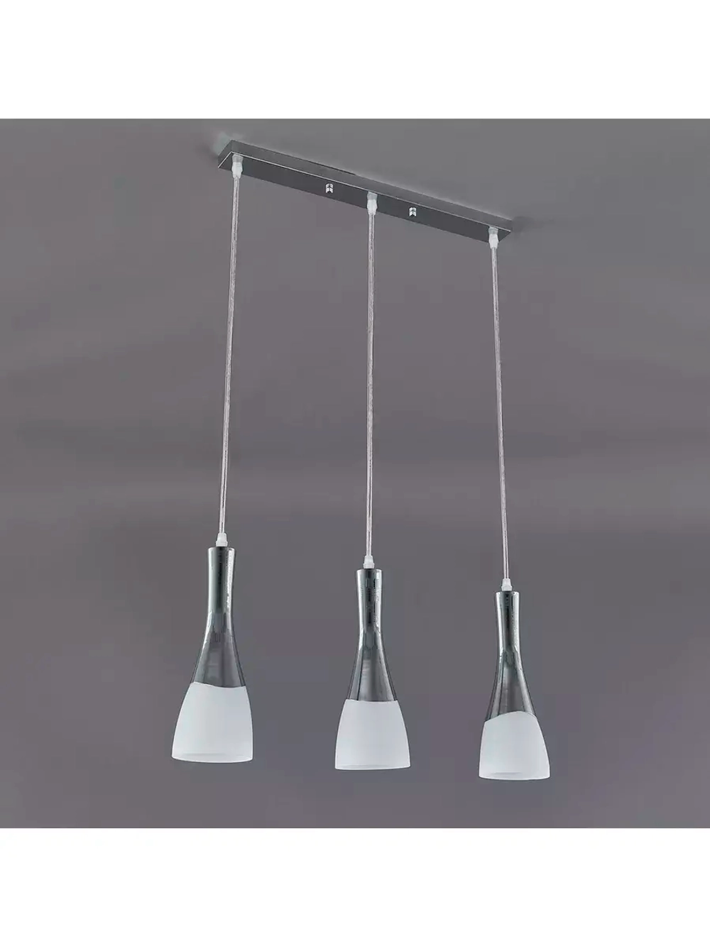 Люстра подвесная 3* E27*60W Chrome,White