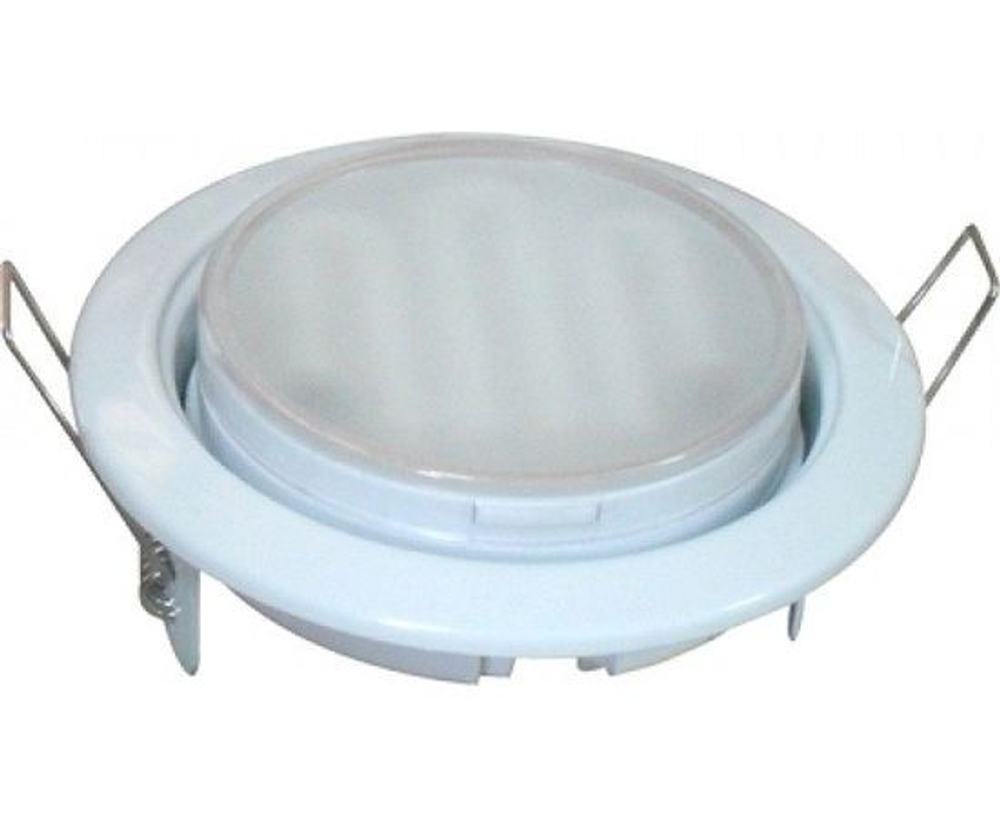 Светильник встраиваемый Ecola GX53-H4 Белый 38x106 FW53P2ECB 2 шт