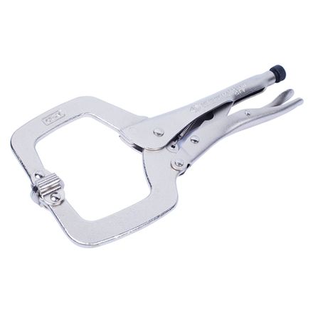 Цена на KING TONY (6625-11) Зажим с фиксатором 280 мм, С-образный, с подвижными губками