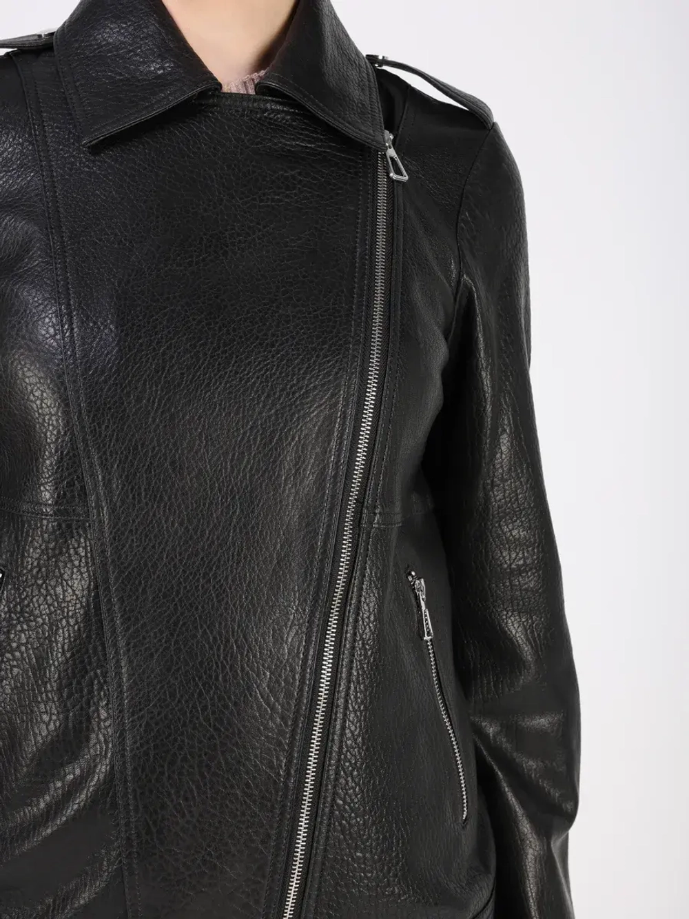 Кожаная куртка демисезонная косуха