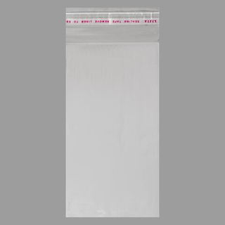 Пакет со скотчем 70*180+40мм 25мкм БОПП 1/50 шт