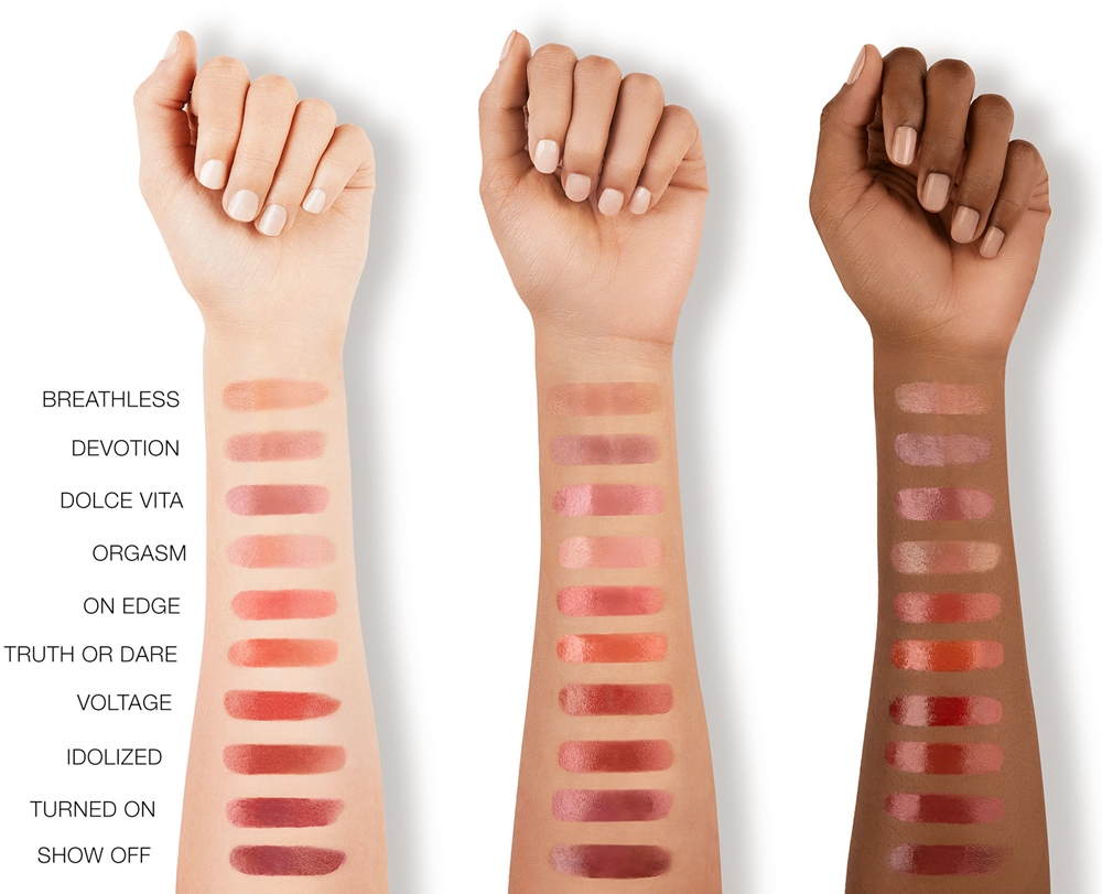 NARS AFTERGLOW SENSUAL SHINE LIPSTICK - Увлажняющая помада оттенок TURNED ON, 1 g