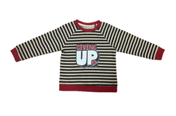 Свитшот с кнопками на спинке из хлопка произ-ва Турция на рост 68,86,92 см