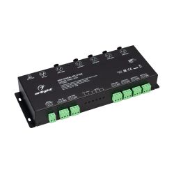 DMX-сплиттер SMART-DMX-4CH (12-36V, XLR3) (Arlight, IP20 Металл, 5 лет) 028435