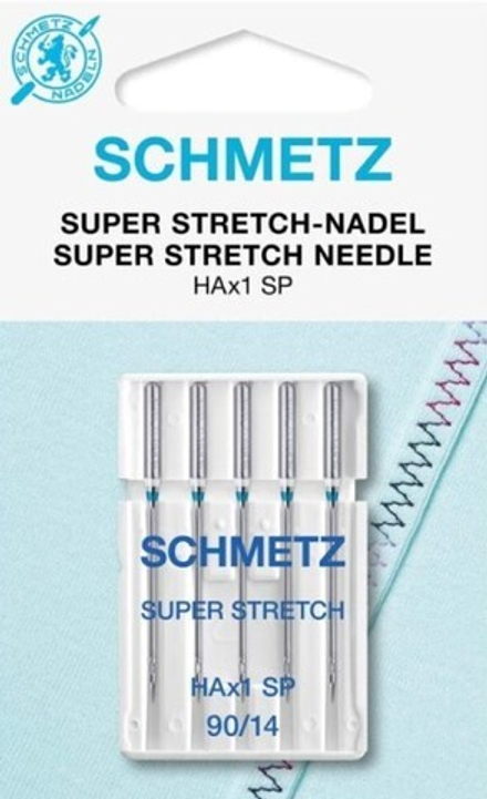 Иглы Супер Стретч Schmetz 130/705 HA x 1 SP № 90 5 шт.