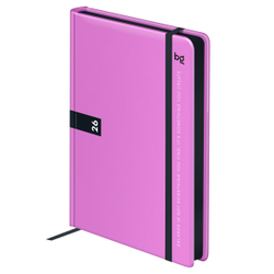 Ежедневник датированный 2026, А6, 7БЦ BG"Monochrome. Mulberry", розовый, soft touch DdА6_09624