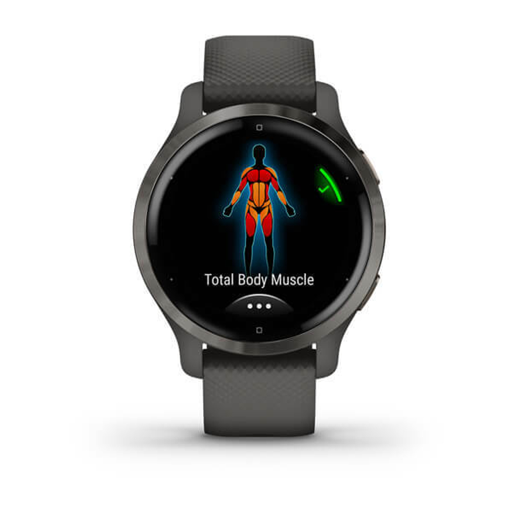 Умные часы GARMIN VENU 2S серые  010-02429-10