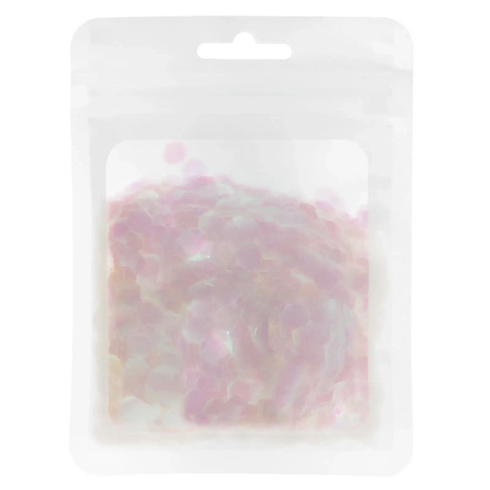 Конфетти «Грани» 15 г (6 мм), Перламутр