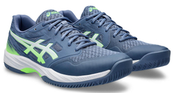 Мужские кроссовки для бадминтона/сквоша Asics Gel-Court Hunter 3 - деним синий/лаймовый взрыв