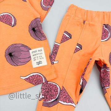 Комплект хлопковый Moi Noi, Инжир на оранжевом