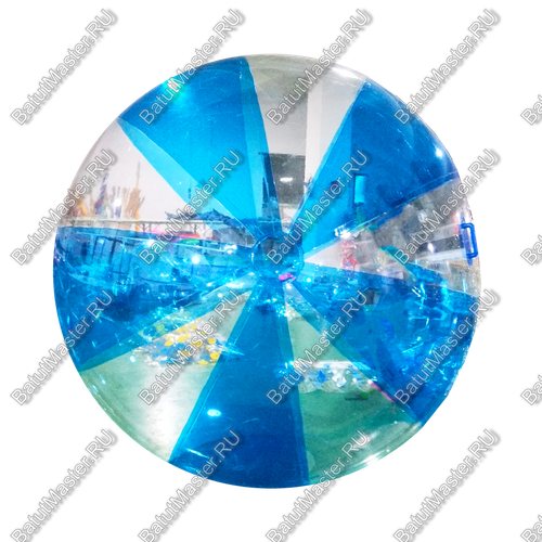 Аттракцион Водный шар ПВХ «Прозрачно-голубой» 1,8*1,8*1,8 м