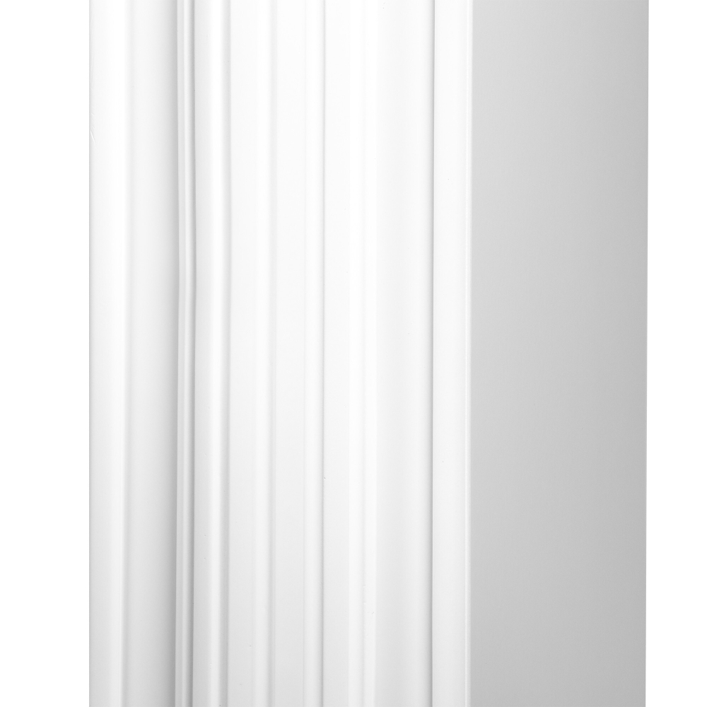 Каминокомплект: Очаг Royal Thermo Aurora RTFP/P-AR60LS, портал Olympia 60, белый