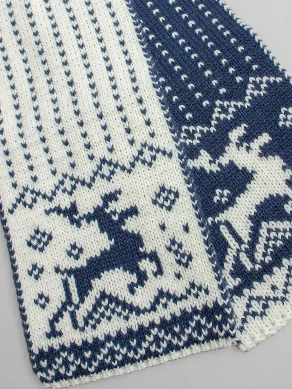 Шарф вязаный зимний для детей