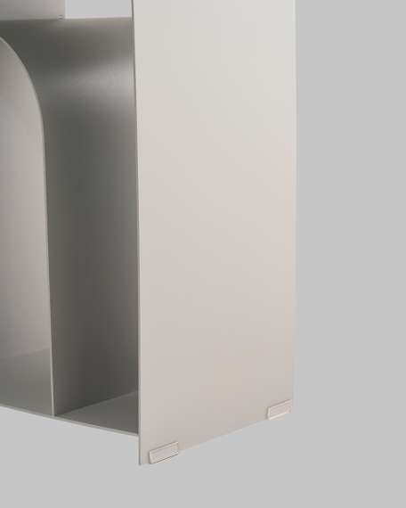 Журнальный столик Arwel металл темно-серый