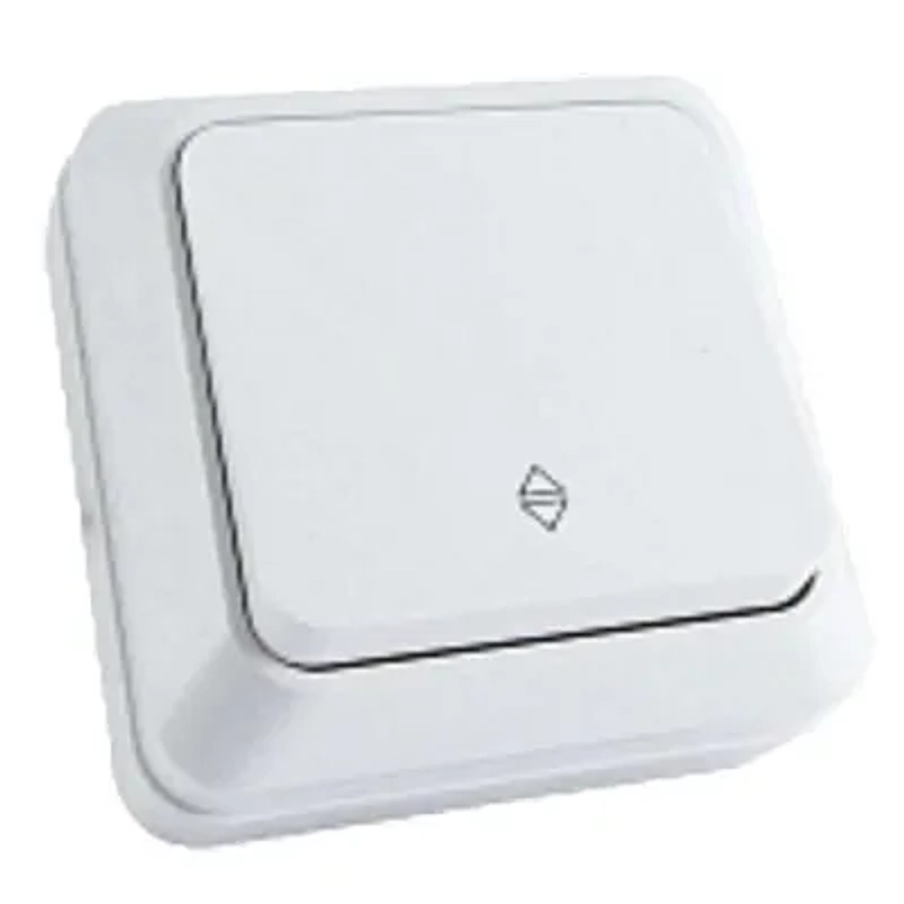 Выключатель 1-клавишный открытой проводки проходной (переключатель)