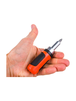 Набор бит и торцевых головок с отверткой и трещоткой 39 предметов Gigant GSBR-1