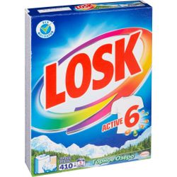 Порошок для стирки "Лоск" 410г руч (24)
