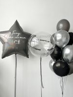 Шарики для мужчины на 23 февраля хабаровск