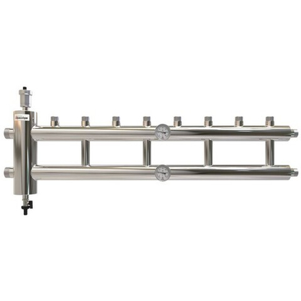 Распределительный коллектор с гидрострелкой 85 кВт, 4+1 контур