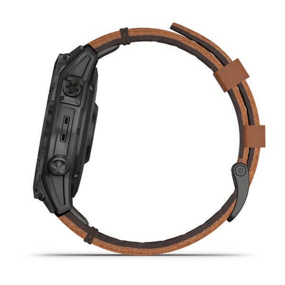 Garmin Epix Gen 2 Sapphire — титановый смарт-часы с кожаным ремешком
