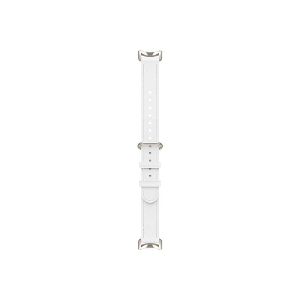 Сменный кожаный браслет для Xiaomi Smart Band 9 Ceramic White