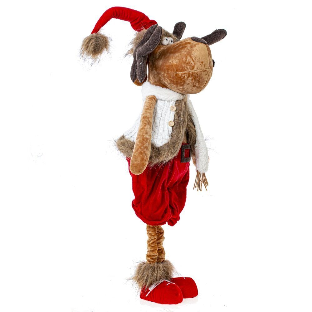 GAEM Игрушка набивная "Олень" (телескоп ноги), L58 W28 H122/65 см