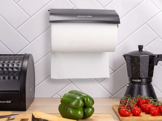 Держатель бумажных полотенец настенный Kamille KM 8818B