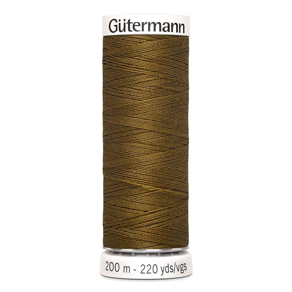 Нитки универсальные Gutermann Sew-all 100 (200 метров), 5 кат. | 288 медная горчица