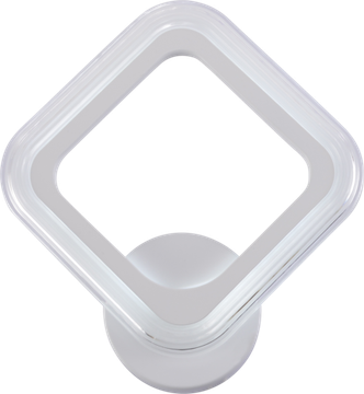 Светодиодный накладной светильник 16W 3000К-6000К 9826/1W WHT белый Profit Light