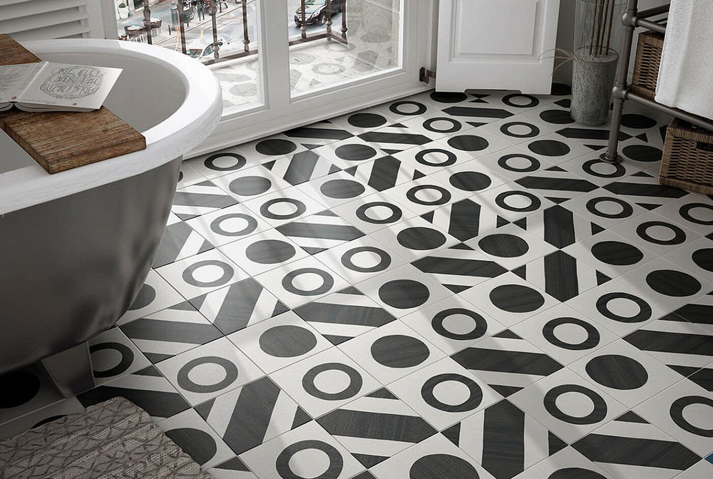 Equipe Caprice Deco Balance B&W 20x20