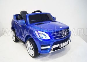 Детский электромобиль River Toys MERCEDES-BENZ ML350 синий фото №10