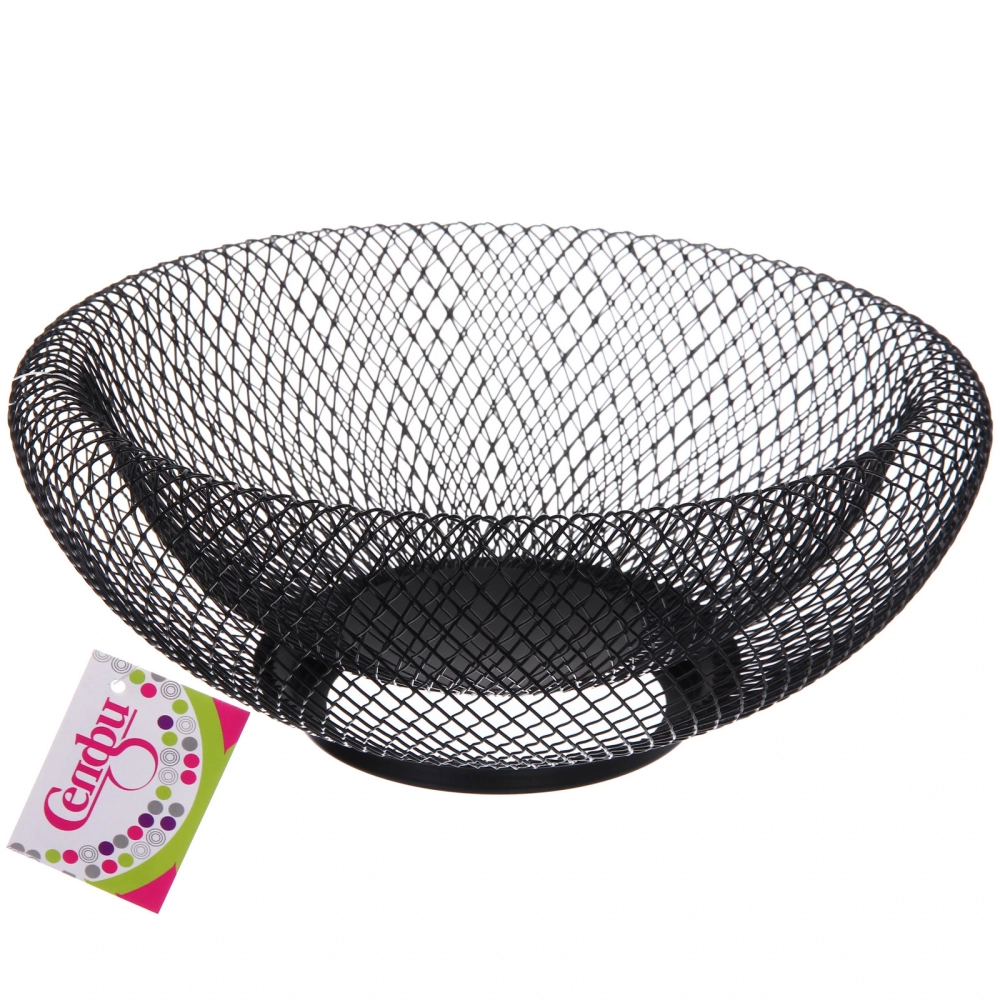 Фруктовница «Black» 24,5*10см двойная стенка