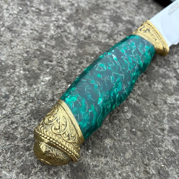 Нож туристический ковка х12мф кизлярский