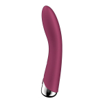 Малиновый вибратор-ротатор 18см Satisfyer Spinning Vibe 1