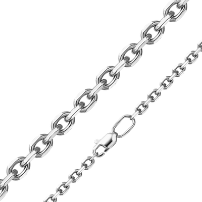 Цепь из белого золота (плетение «Якорное»)