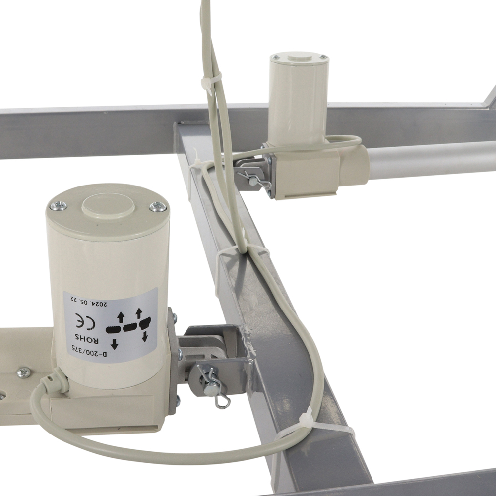 Кровать электрическая Med-Mos DB-2B с поворотным креслом в правую сторону (светлое дерево)