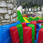 Большой надувной батут "Средневековье" 9*9*5 м