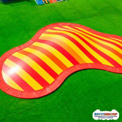 Надувная подушка на платформе «Солнечные волны» 17,5×17,5×1,5 м