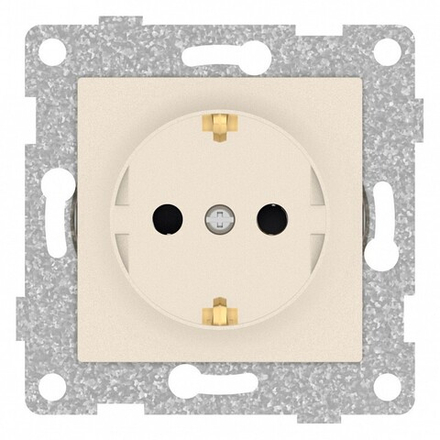 Розетка с заземлением и со шторкой, без рамки Gusi Electric UGRA С11Р4-003