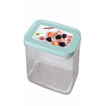 Контейнер для замораживания и хранения продуктов с декором "кристалл" 1,8л (светло-голубой)