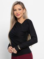 Лонгслив Стильный вызов (черный) Б15175-25М LT Collection