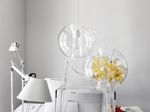 Pendant design lamp Tangle Globe by Artecnica (Silver)