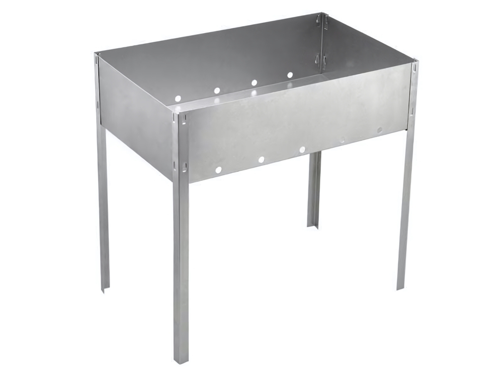 Мангал разборный 400*250*400*0,5мм без шампуров "Походный" в коробке