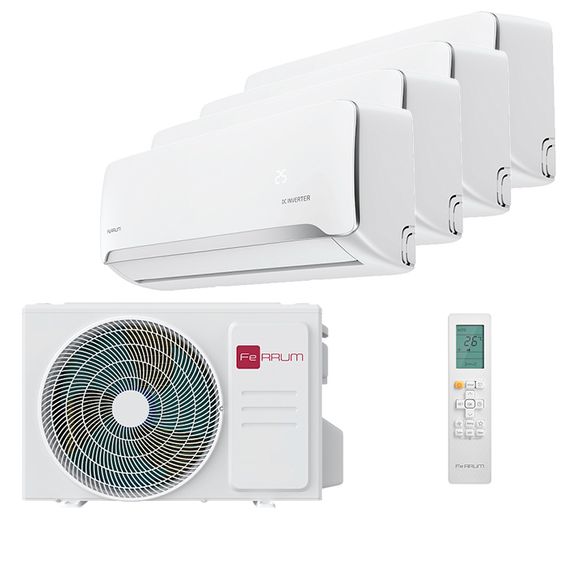 Мультисплит система на 5 комнат Ferrum iFIS09F3C x 5 / iFOS42FM1A